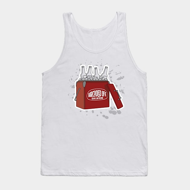 Aircooled Life Cool Box Beer Design T-Shirt Tank Top by Aircooled Life